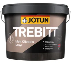 Trebitt matt oljebeis seterbrun 9 liter