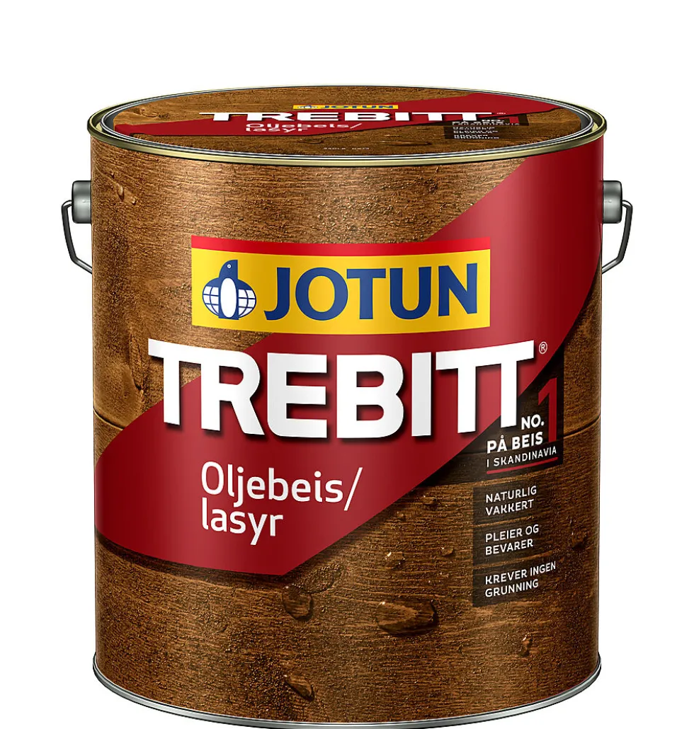 Trebitt oljebeis hvit 10 liter