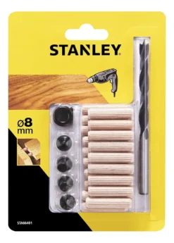 Treplugg sett 8mm sta66401 26 deler