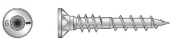 Treskrue elforsinket 4,0x30 500 stk