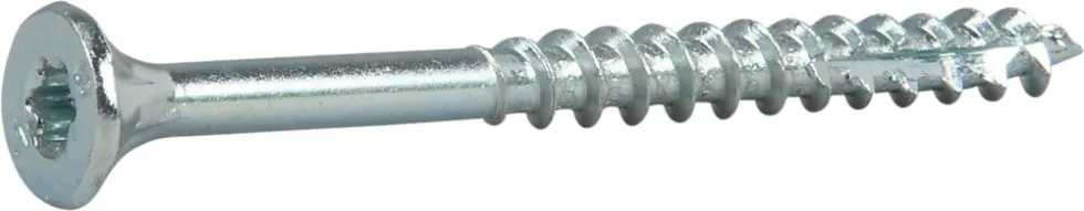 Treskrue Essdrive senkhode blankforsinket 5x60 mm 100 stk