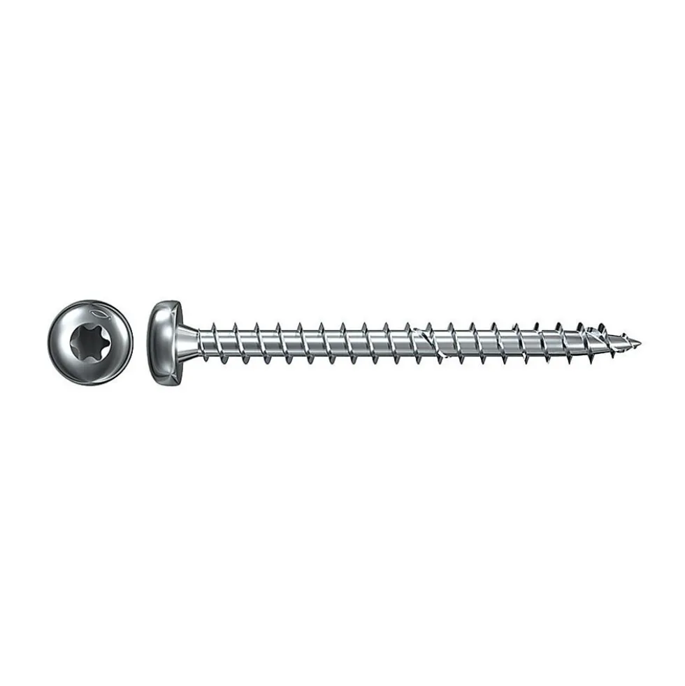 Treskrue innvendig pan-hode 4,0x30 mm FPF-PT elforzinket 200 stk