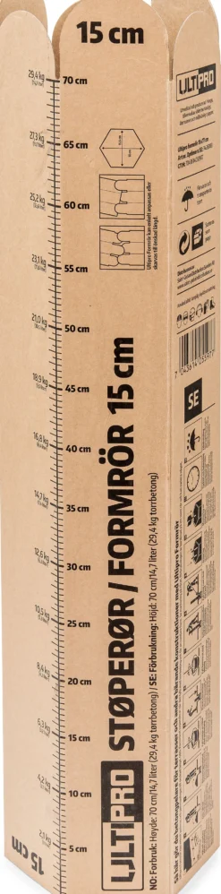 Ultipro støperør 15 cm