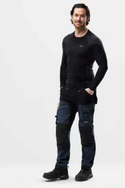 Undertrøye 9491 sømløs sort s snickers workwear