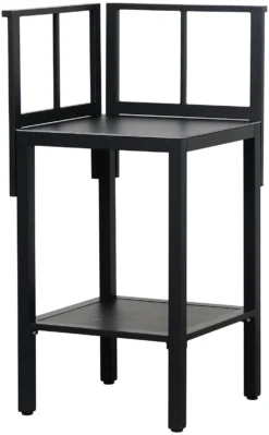 Utekjøkken hjørnemodul aluminium sort