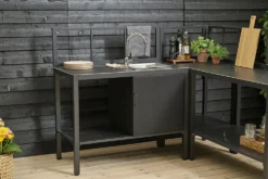 Utekjøkken modul aluminium sort