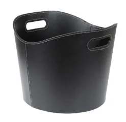 Vedkurv sort plast