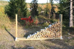 Vedlagringsstativ brakett