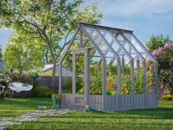 Veksthus Palmako Emilia 5,4 m2 gråmalt