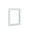 Vindu toppsving med ventil 690x690 mm hvit
