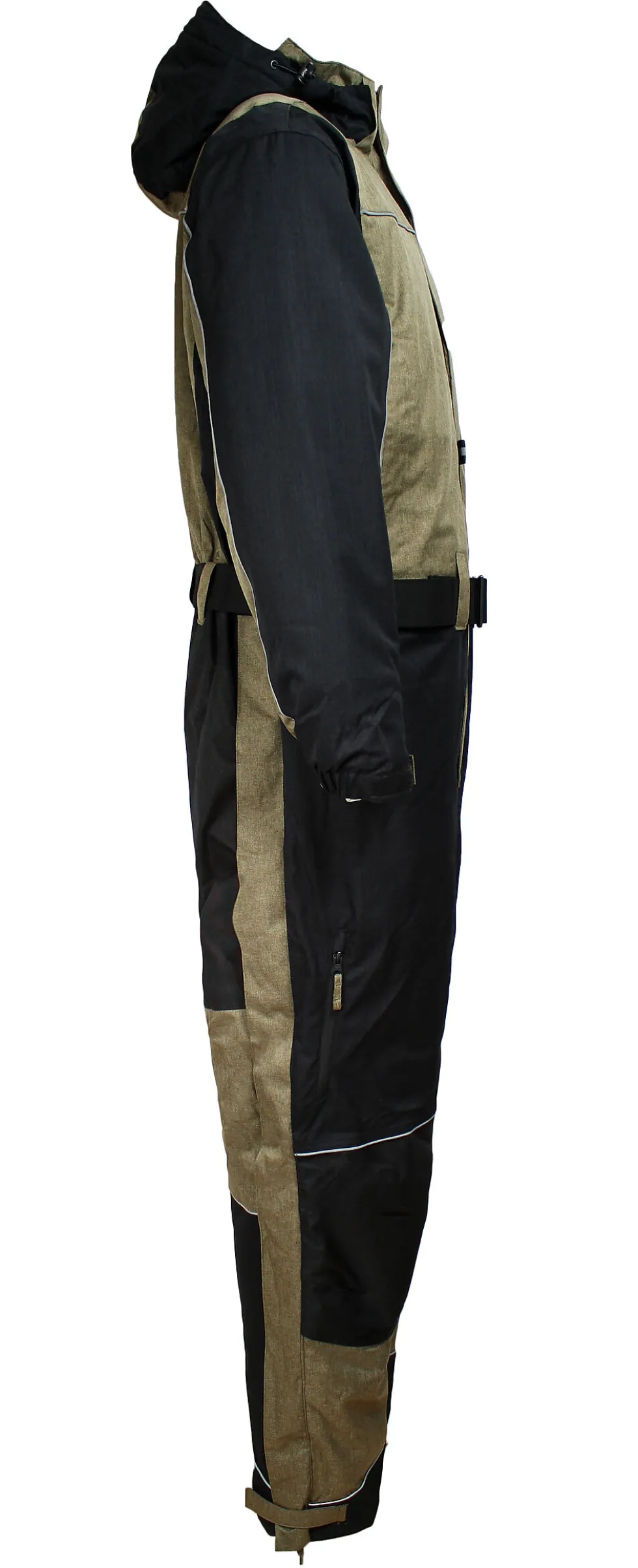 Vinterdress vanntett oliven sort 5XL
