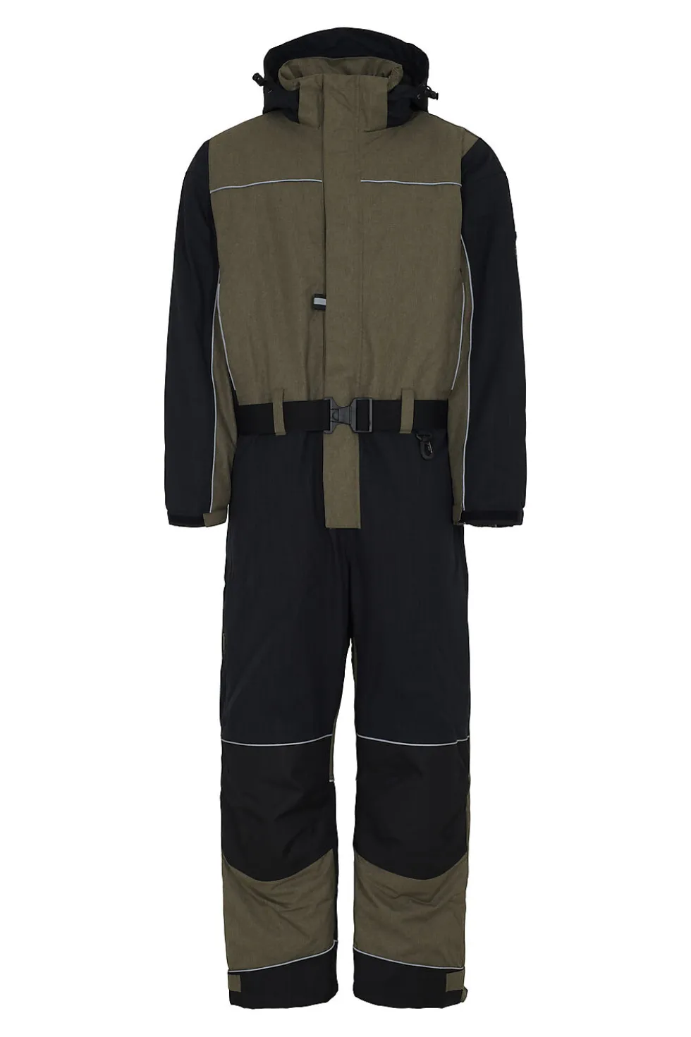 Vinterdress vanntett oliven sort 5XL