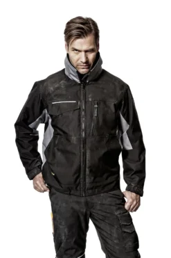 Vinterjakke 1128 hvit/sor xxlsnic 100% polyester rip-stop