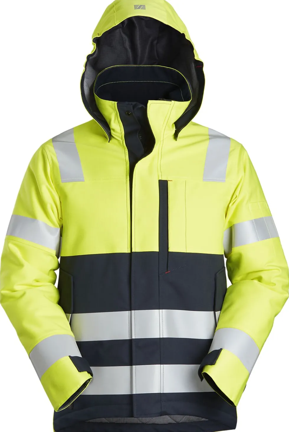 Vinterjakke pw 1163 kl3 gu/blå s snickers workwear