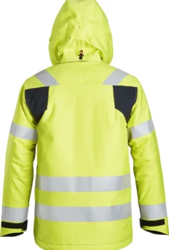 Vinterjakke pw 1163 kl3 gu/blå xl snickers workwear