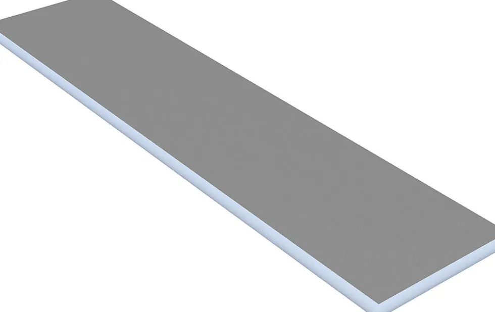 Våtromsplate s-foam 1250x600x4mm vanntett ekstrudert polystyren