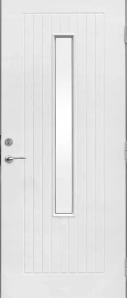 Ytterdør Forma 100x210 cm hvit venstre