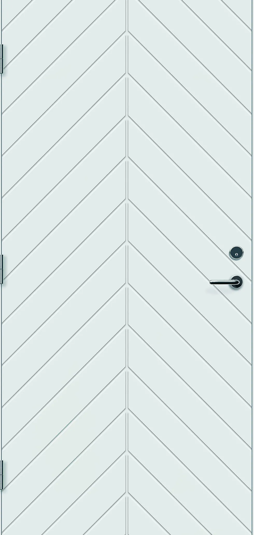 Ytterdør Gol hvit venstre 90x210 cm
