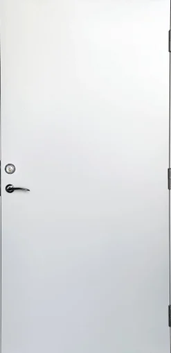 Ytterdør Tønsberg hvit høyrehengslet 90x210 cm